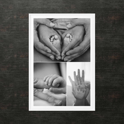 Custom Framed Canvas Photo Grid