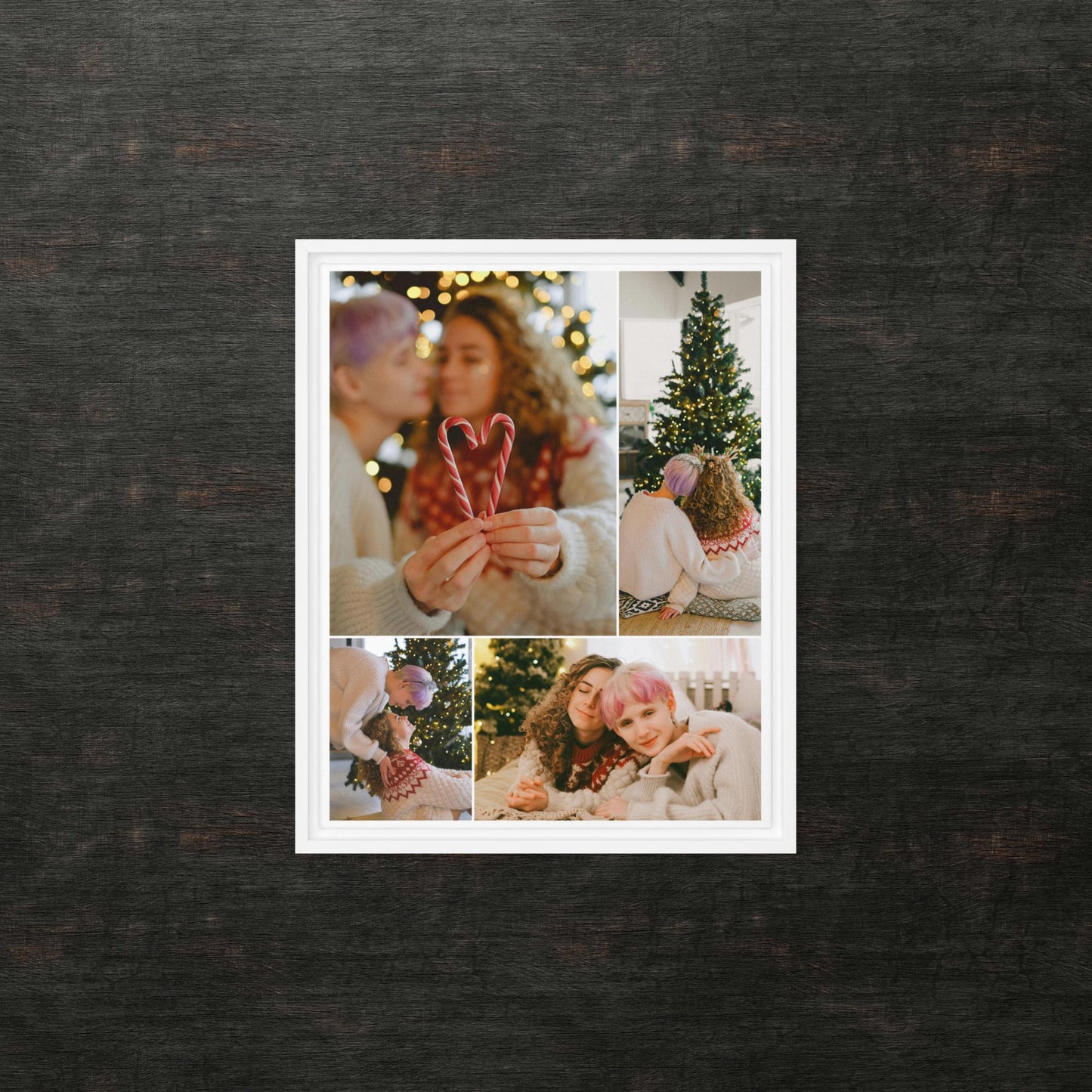 Custom Framed Canvas Photo Grid