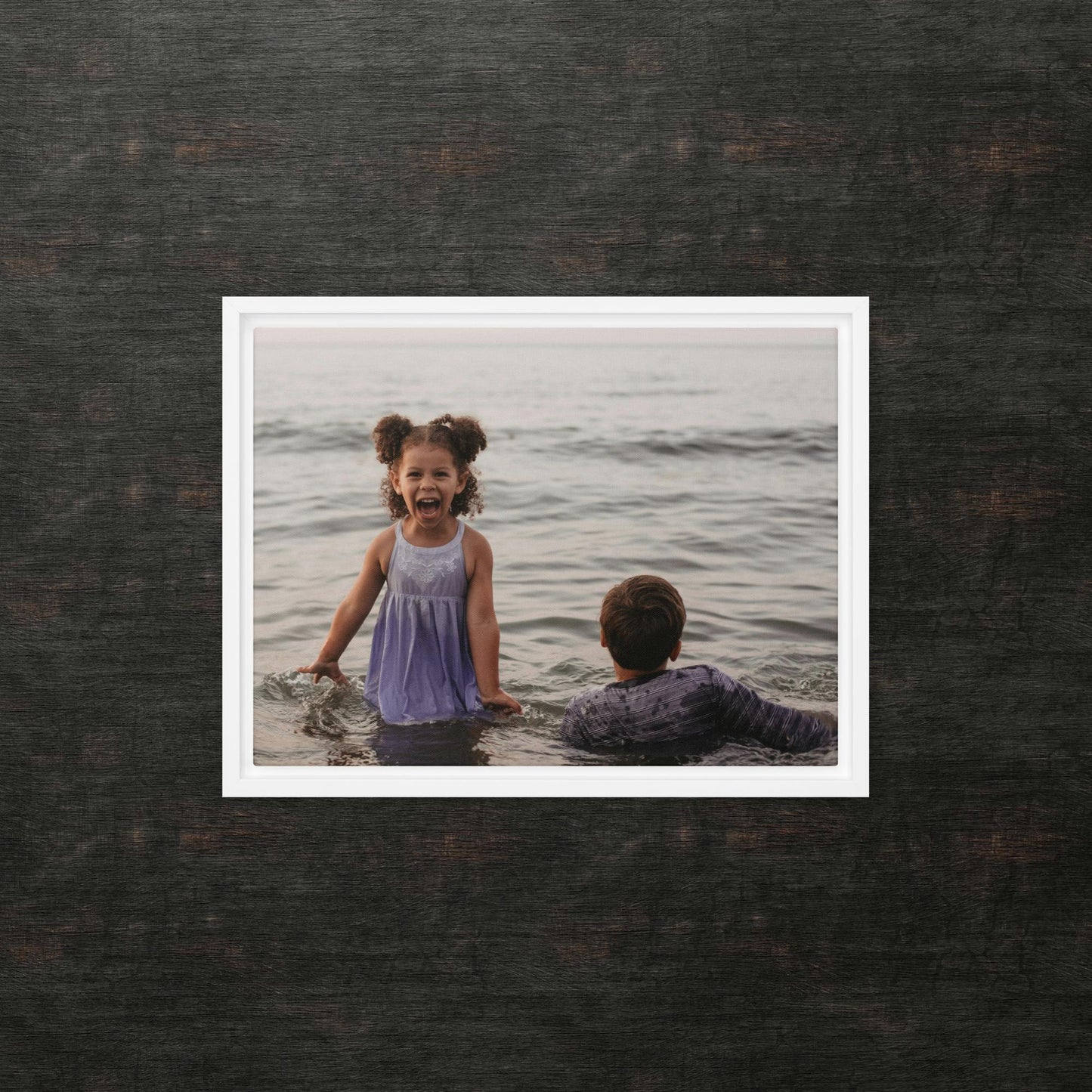 Custom Framed Canvas Single Photo