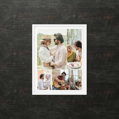 Custom Framed Canvas Photo Grid