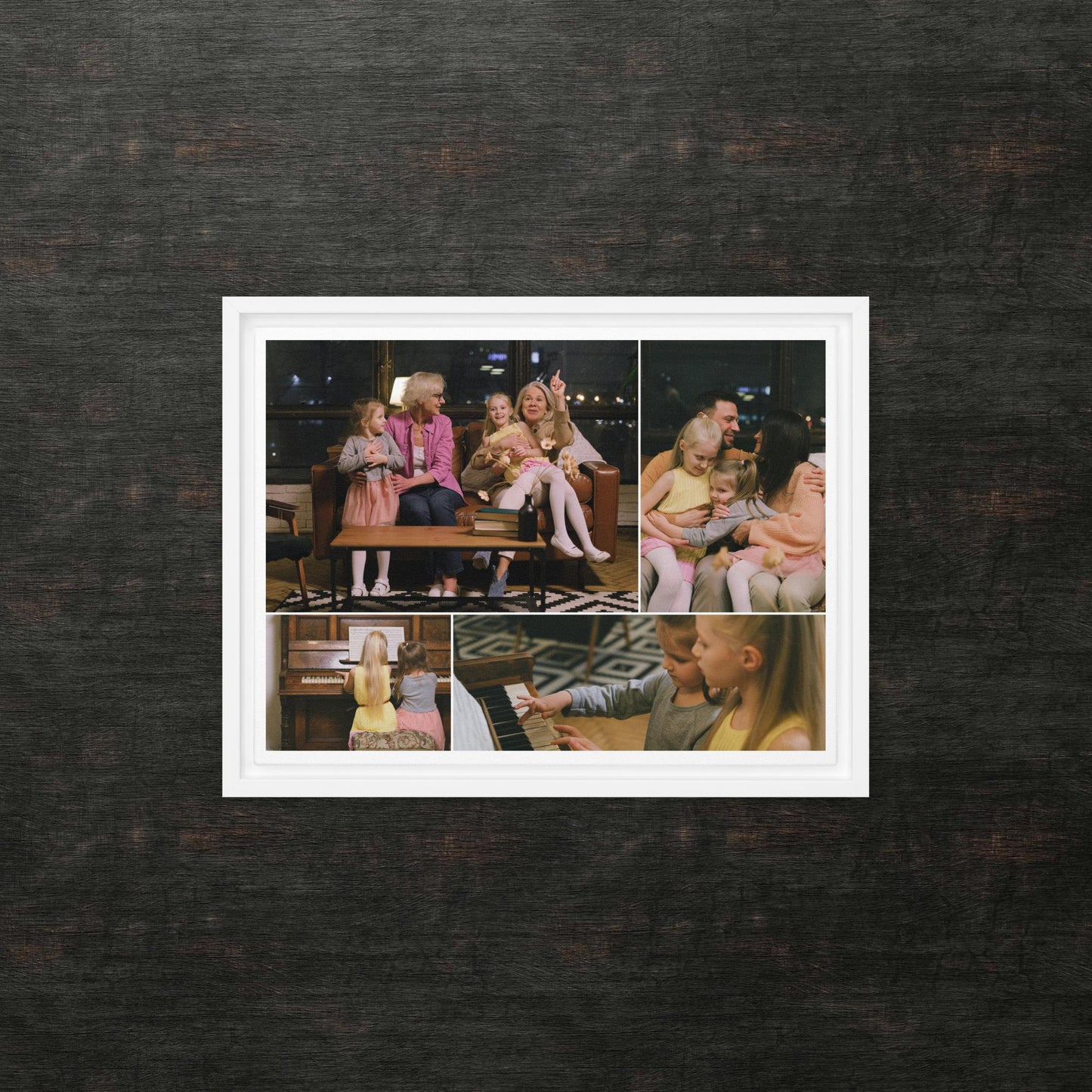 Custom Framed Canvas Photo Grid